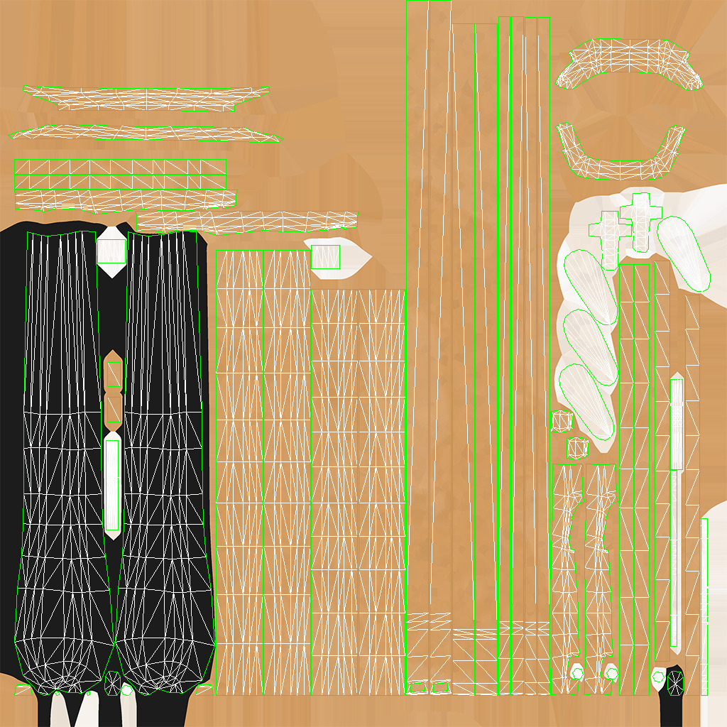 Old Vintage Sunglasses Low-poly PBR Low-poly 3D model_17