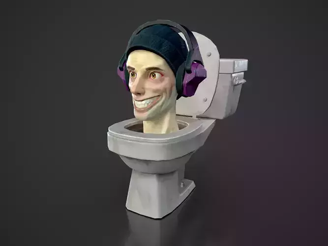 DJ Toilet Skibidi Toilet Series 3D Model and Animation