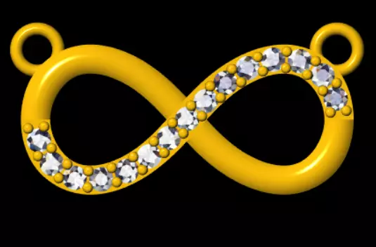 Infinity Pendant Free 3D model