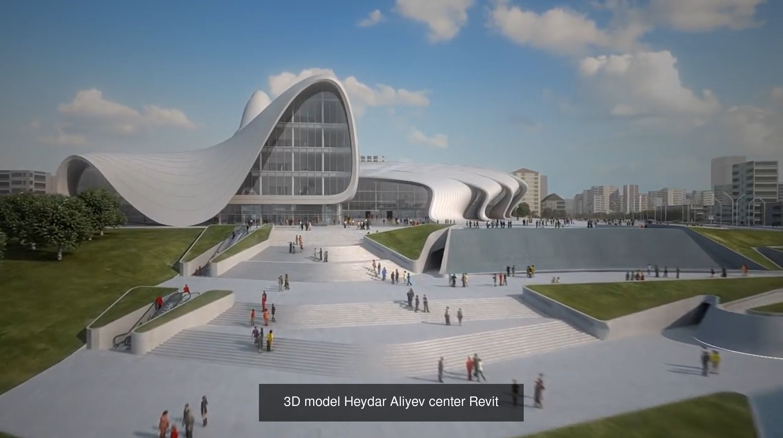 Iconic Futuristic Opera House Bundle 3D Model Collection_1