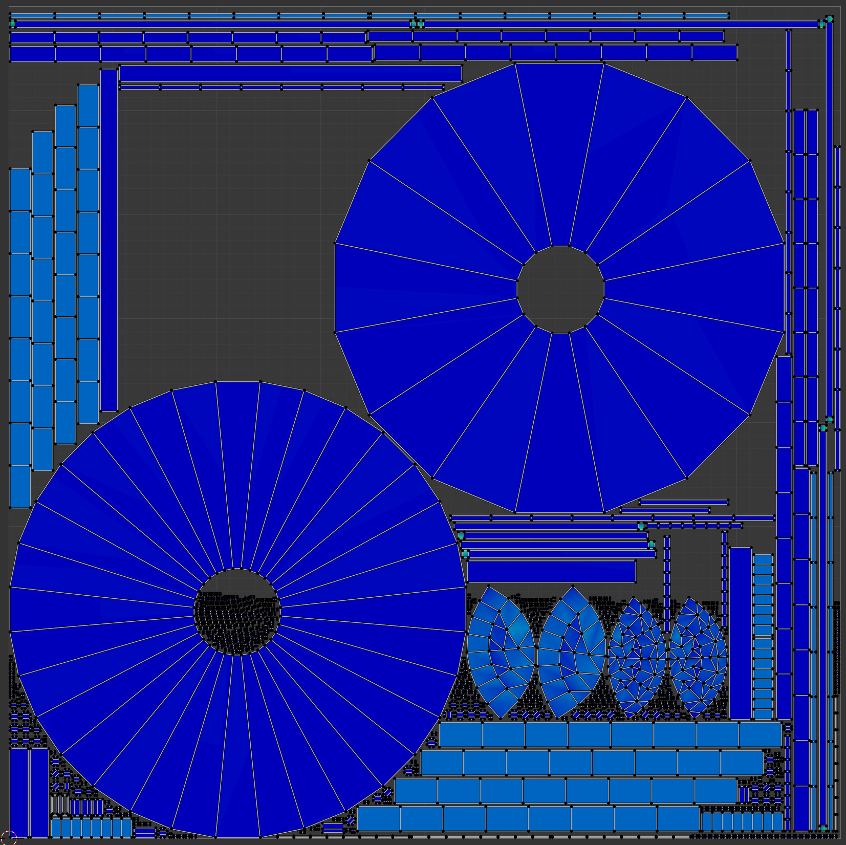 Early Medieval Viking Shield Low-poly 3D model_7