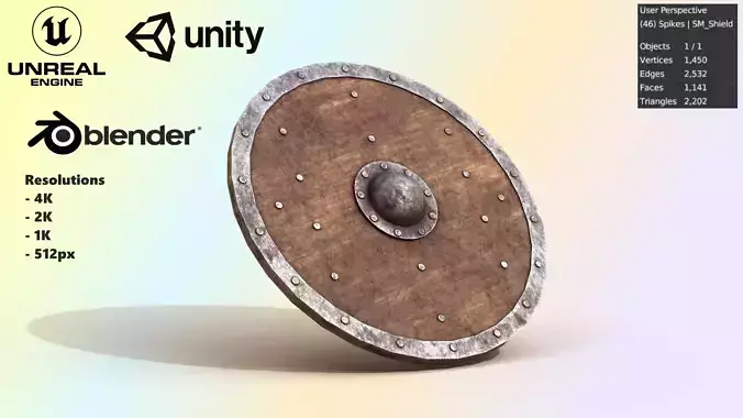 Early Medieval Viking Shield
