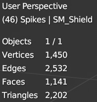 Early Medieval Viking Shield Low-poly 3D model_8