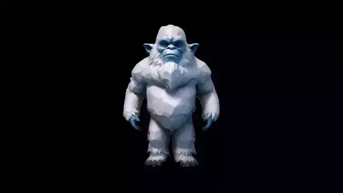  3d Model Yeti Or Abominable Snowman