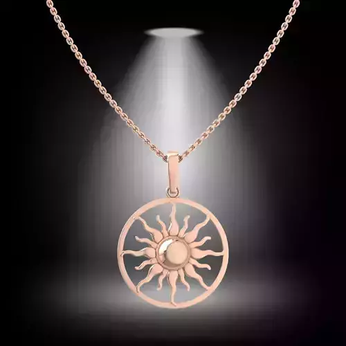 SUN PENDENT 3D print model