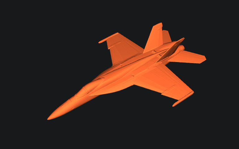 American F-16 Patriot tricolor editable with stand 3D print model_3