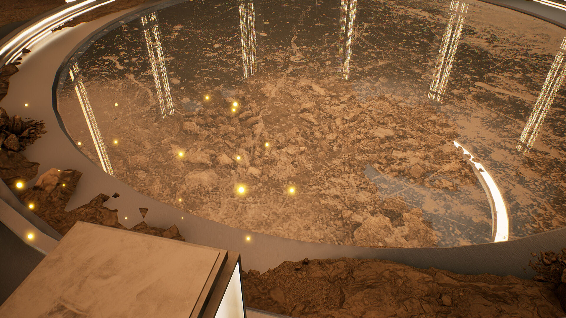 Cosmic Circle Showcase Place 3D model_9