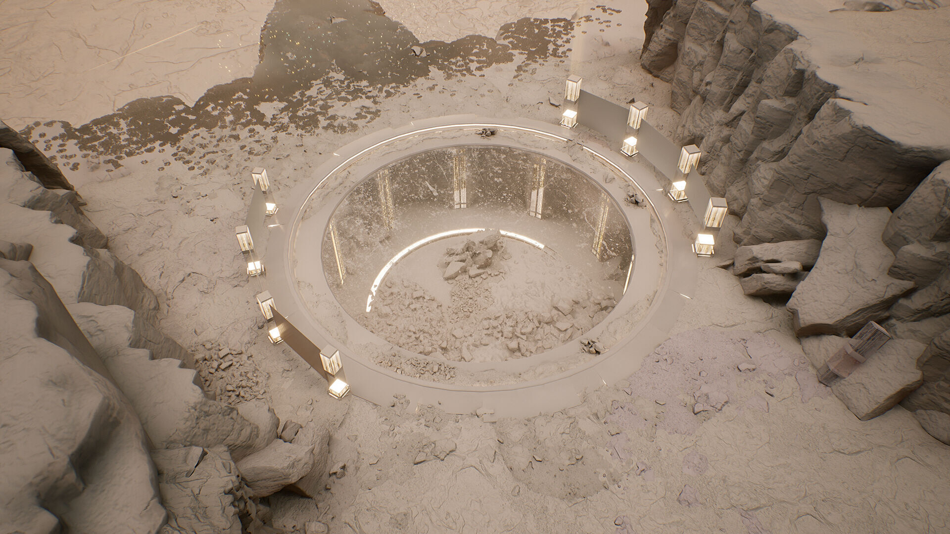 Cosmic Circle Showcase Place 3D model_14