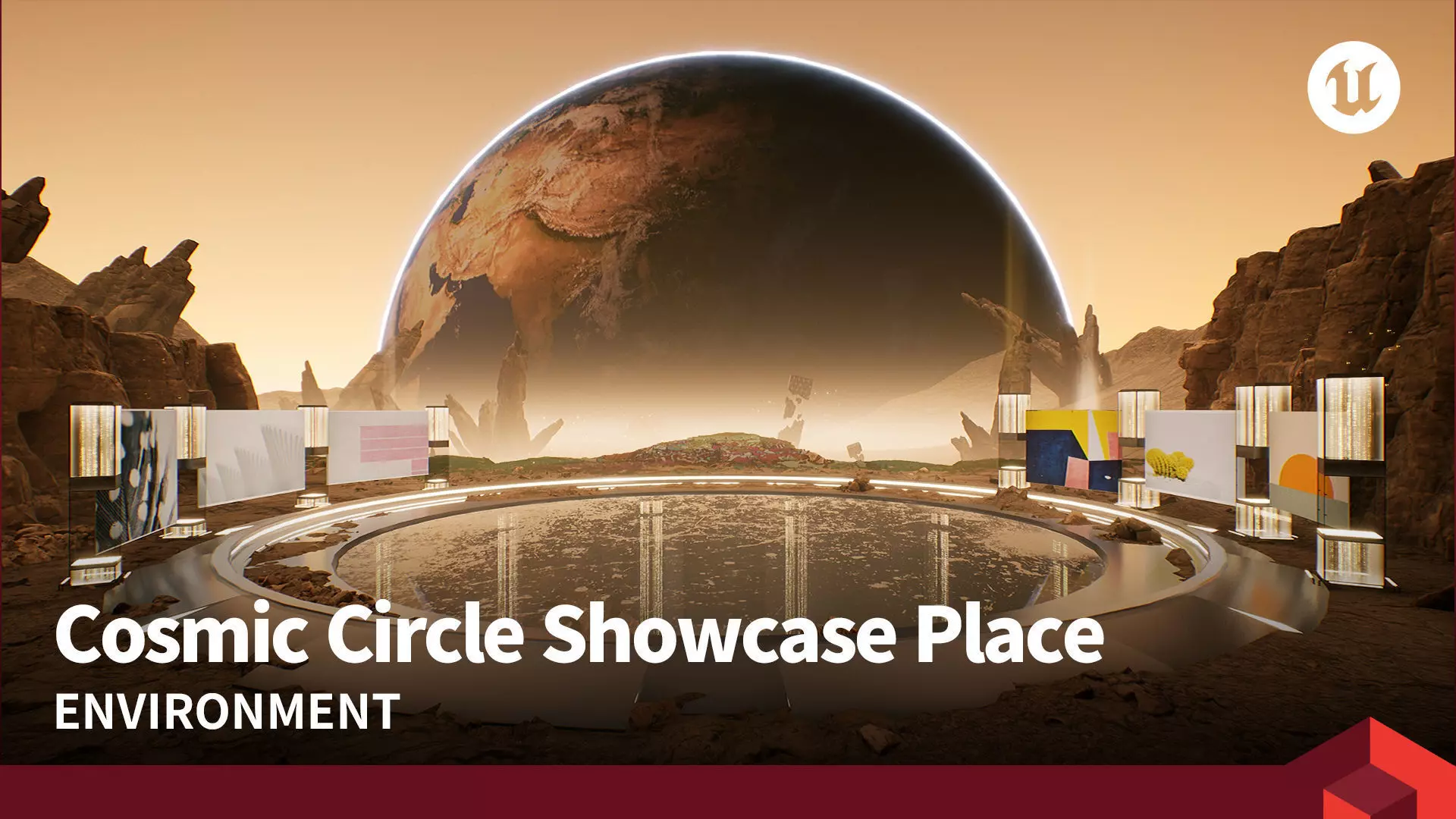 Cosmic Circle Showcase Place 3D model_0
