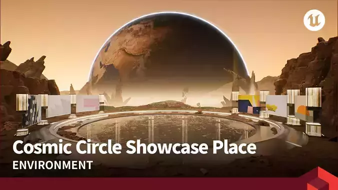 Cosmic Circle Showcase Place 3D model