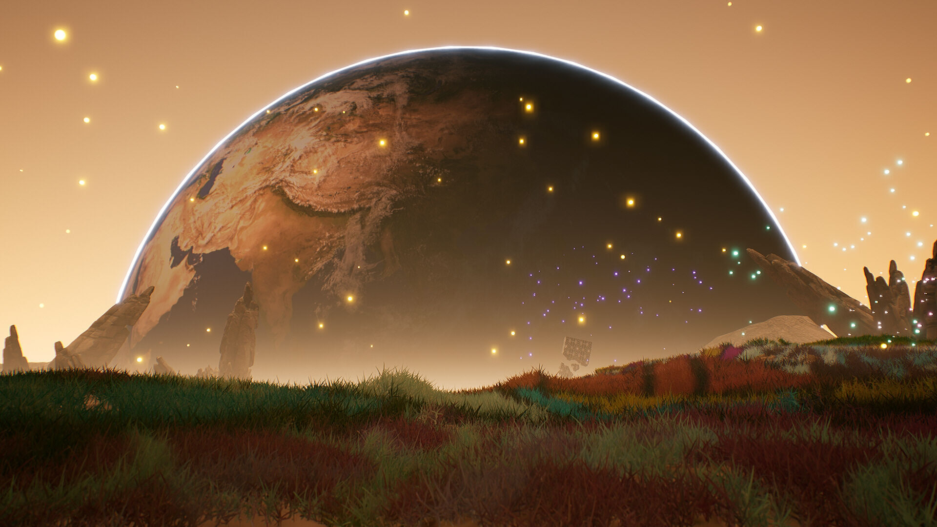 Cosmic Circle Showcase Place 3D model_10