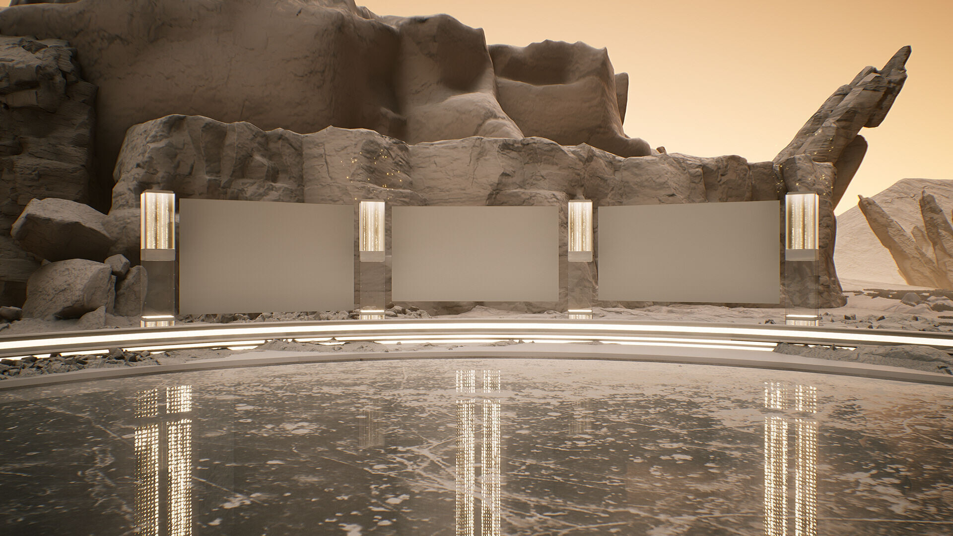 Cosmic Circle Showcase Place 3D model_17