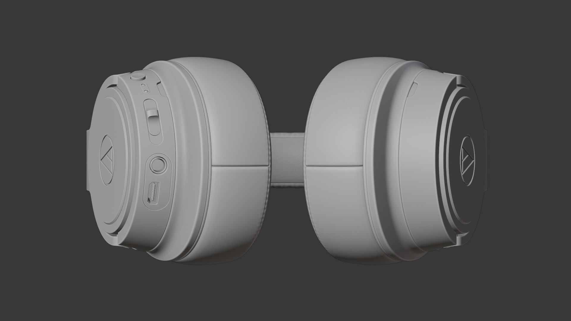 Audio Technica ATH-SR50BT Wireless Headphones 3D model_19