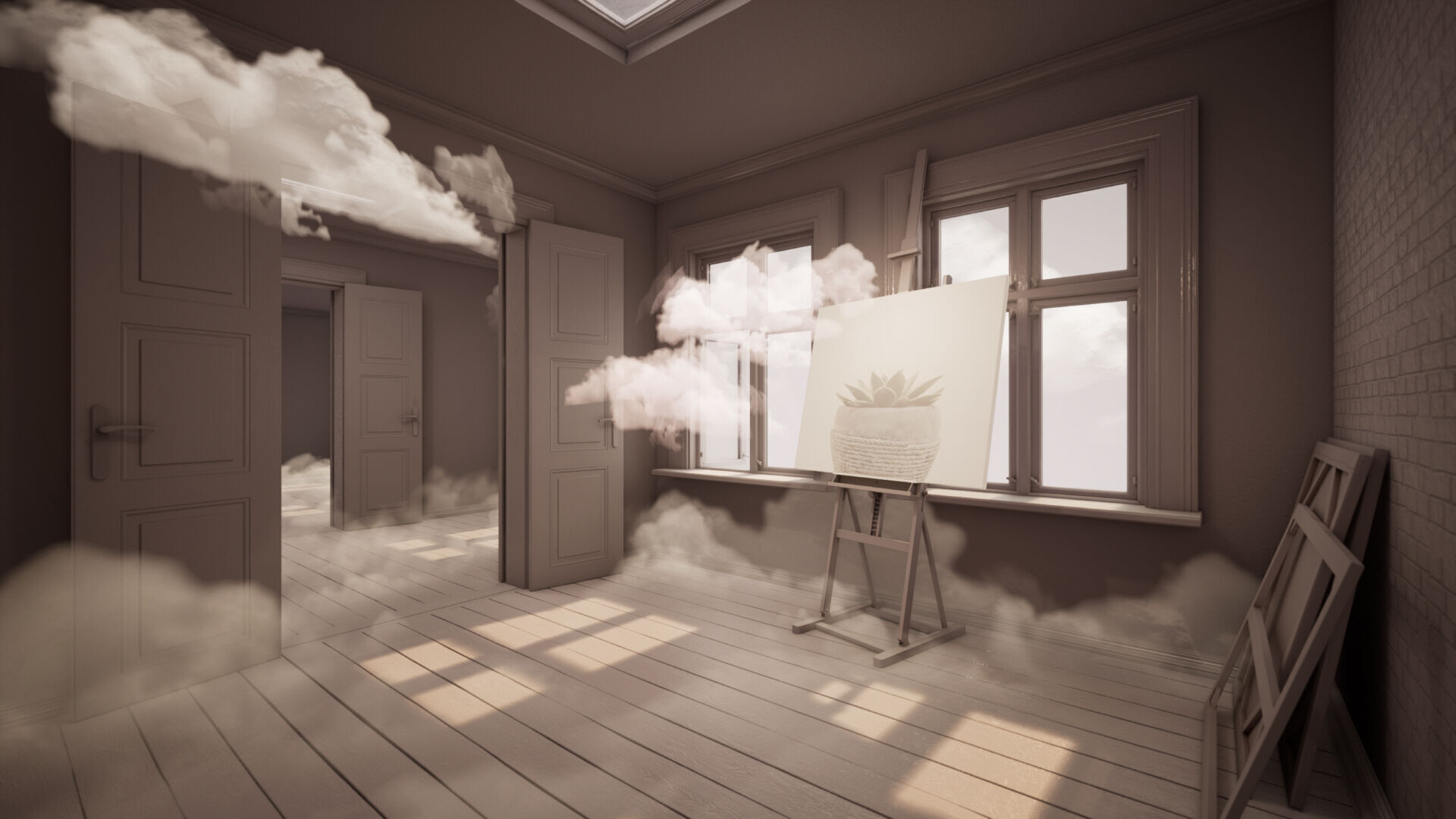 Dreamy Cloud Gallery Place 3D model_10