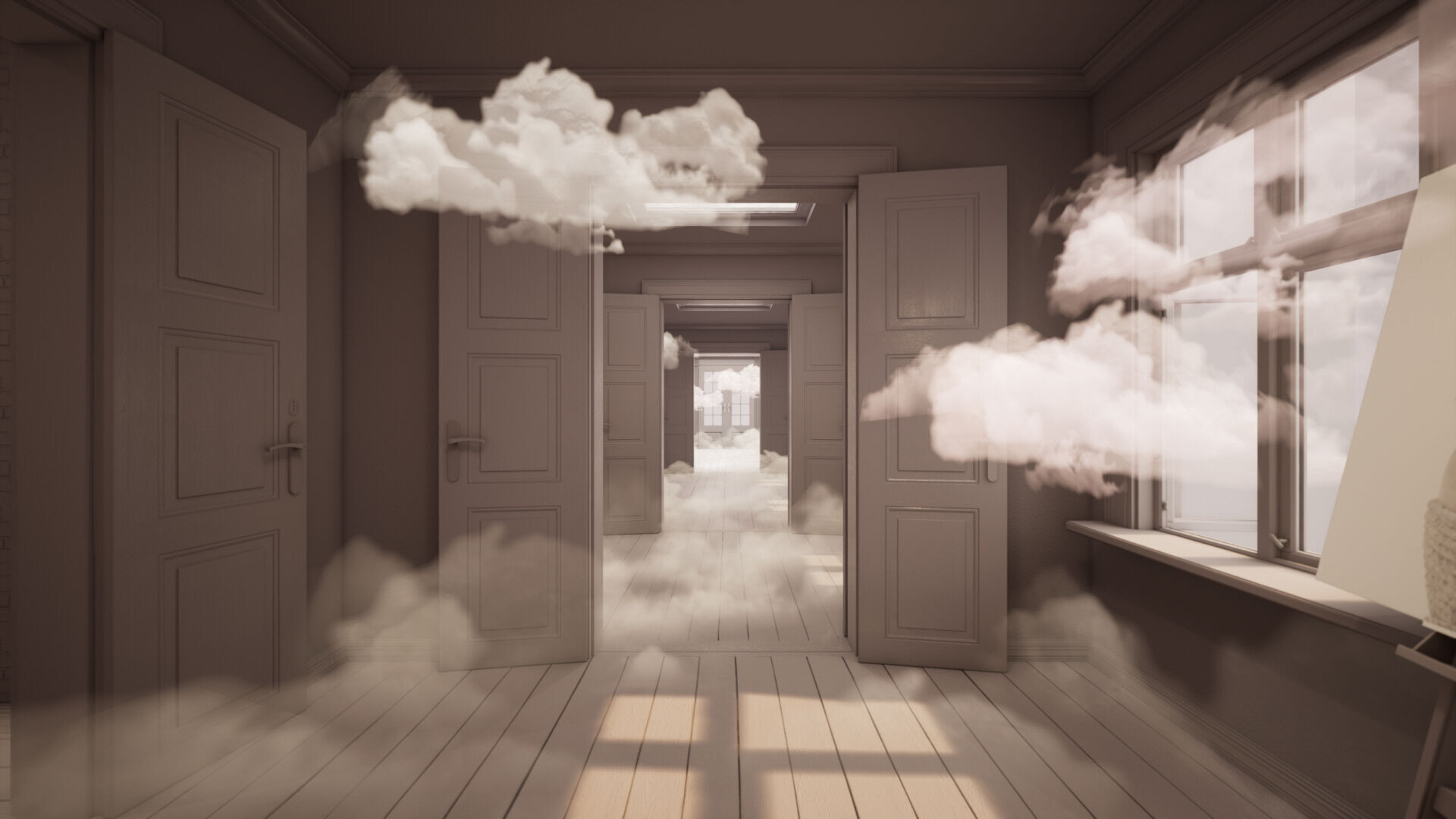 Dreamy Cloud Gallery Place 3D model_11
