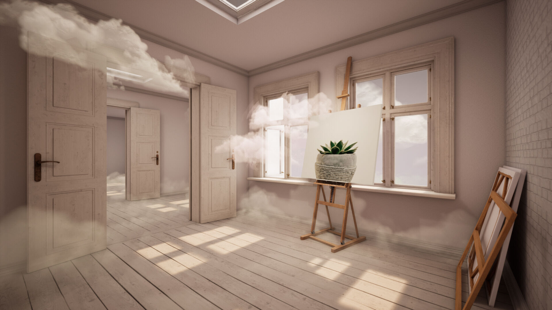 Dreamy Cloud Gallery Place 3D model_3