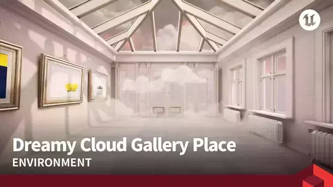 Dreamy Cloud Gallery Place 3D model