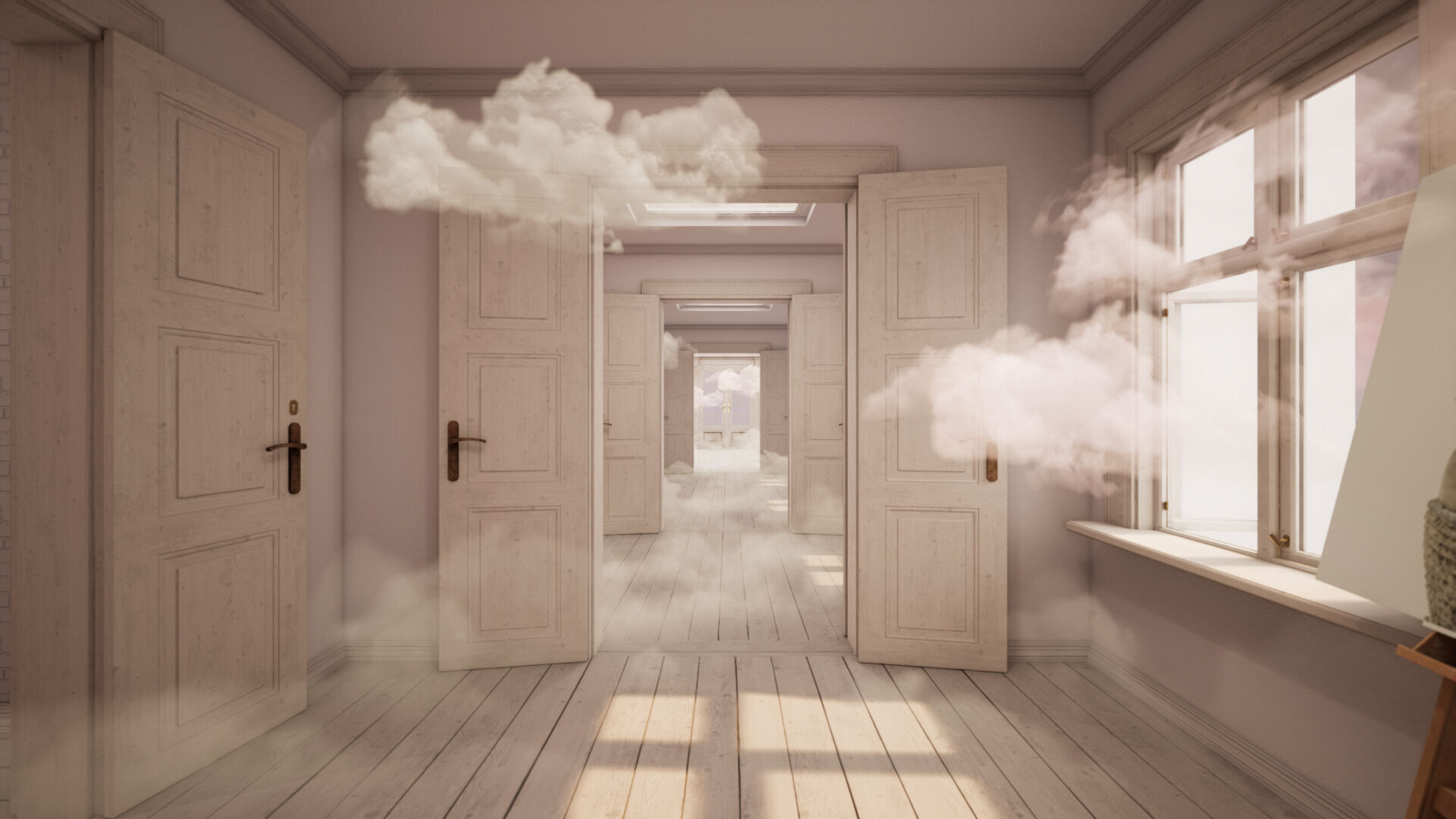 Dreamy Cloud Gallery Place 3D model_4