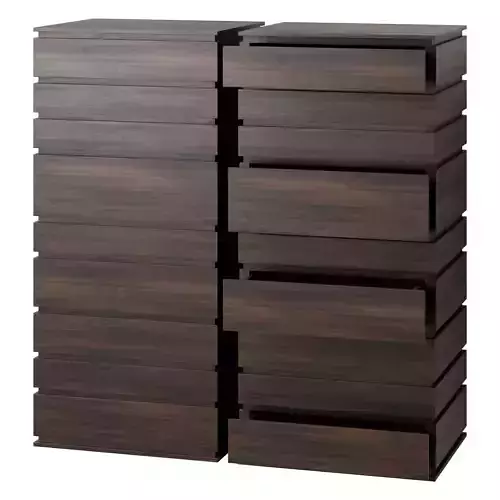 High chest of drawers Nine by Lema