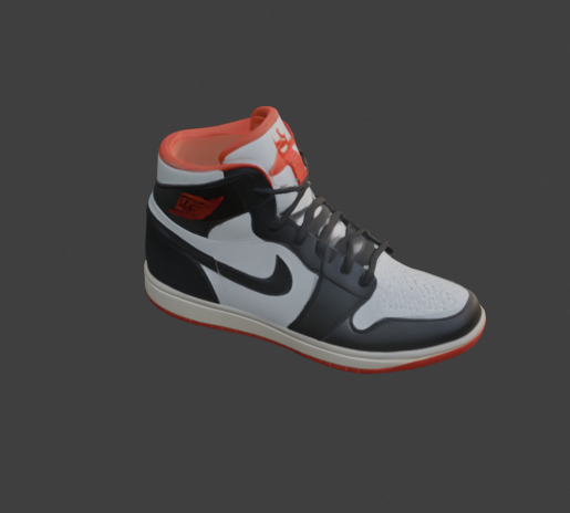 Stylized Footwear Or Shoe 3D Model Low-poly 3D model_24
