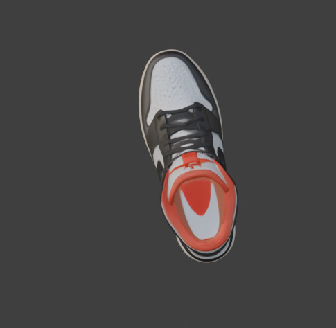 Stylized Footwear Or Shoe 3D Model Low-poly 3D model_26