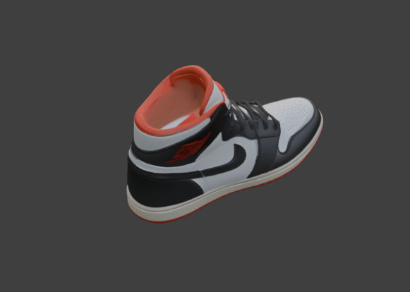 Stylized Footwear Or Shoe 3D Model Low-poly 3D model_19