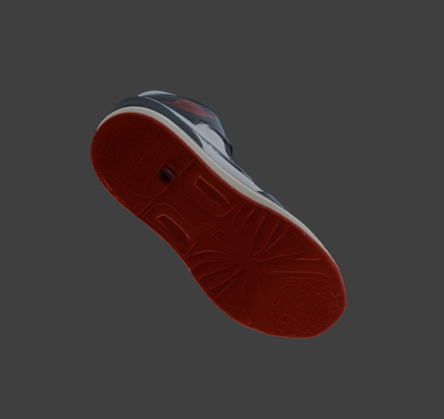 Stylized Footwear Or Shoe 3D Model Low-poly 3D model_16