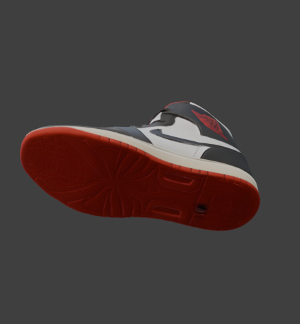 Stylized Footwear Or Shoe 3D Model Low-poly 3D model_14