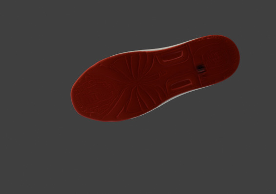 Stylized Footwear Or Shoe 3D Model Low-poly 3D model_5