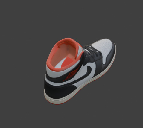 Stylized Footwear Or Shoe 3D Model Low-poly 3D model_25