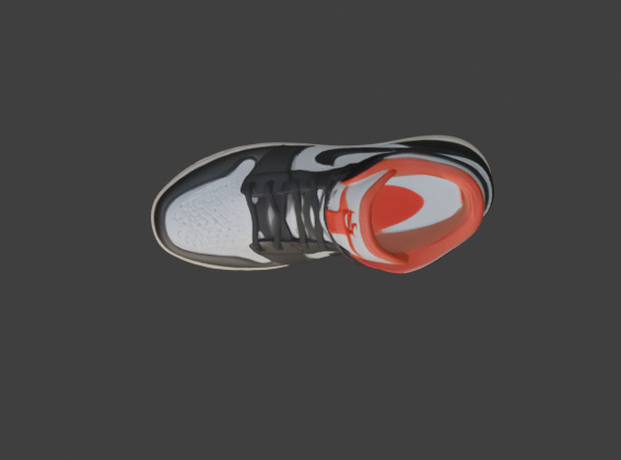 Stylized Footwear Or Shoe 3D Model Low-poly 3D model_27