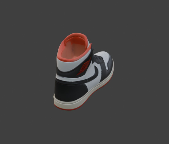 Stylized Footwear Or Shoe 3D Model Low-poly 3D model_20