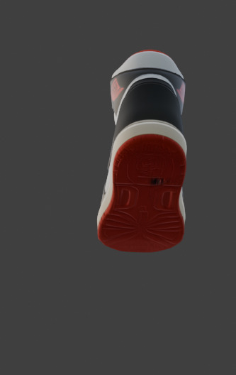Stylized Footwear Or Shoe 3D Model Low-poly 3D model_13