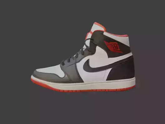 Stylized Footwear Or Shoe 3D Model Low-poly 3D model