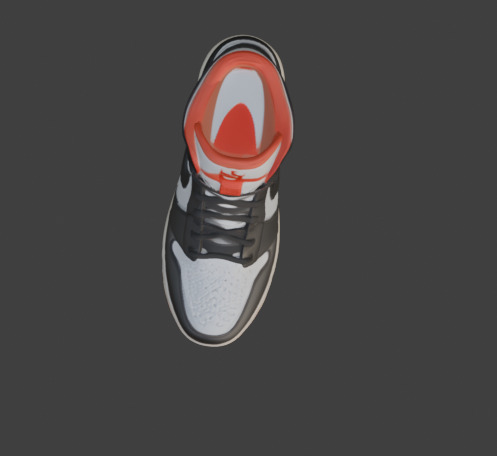 Stylized Footwear Or Shoe 3D Model Low-poly 3D model_23