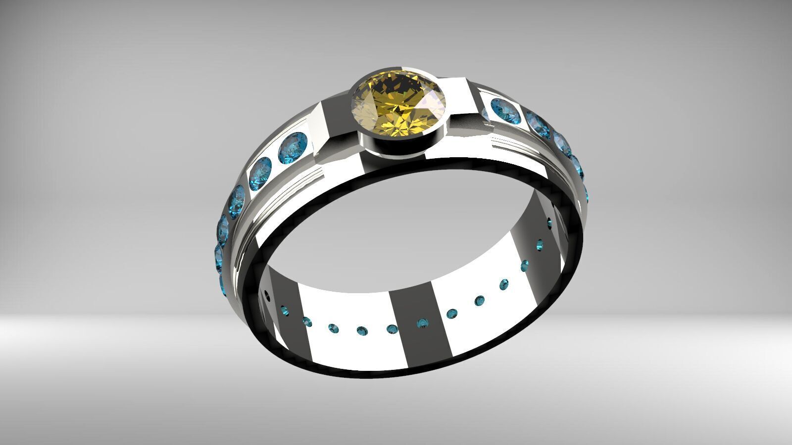 costom desing mens uniq ring 3D print model_20