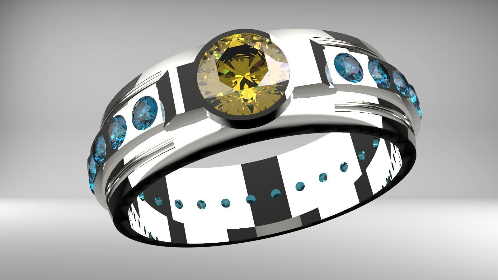 costom desing mens uniq ring 3D print model_21