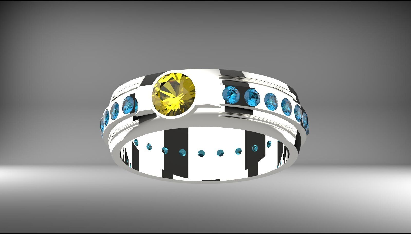 costom desing mens uniq ring 3D print model_18