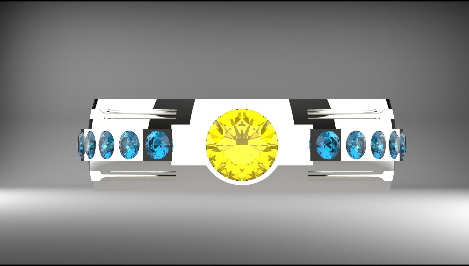 costom desing mens uniq ring 3D print model_8