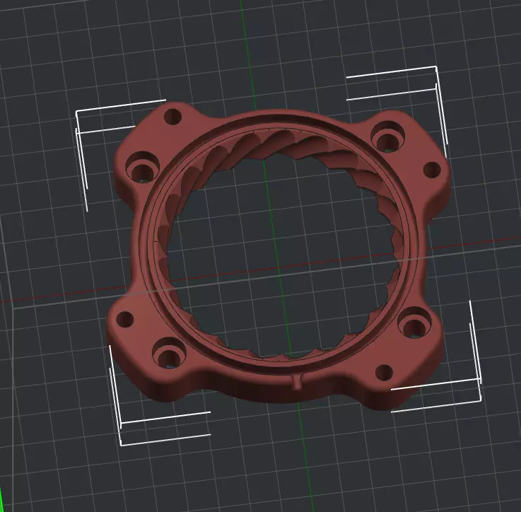 ThrottleBodySpacer with Spiral Mustang upgrade to 80mm or not 3D print model