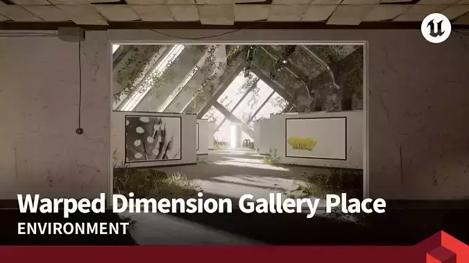 Warped Dimension Gallery Place 3D model