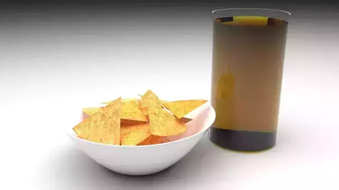 Chips and Cola 3D model