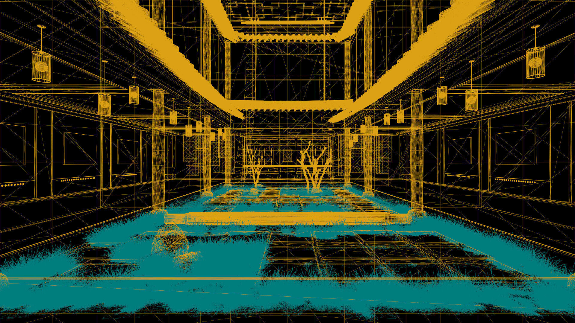 Hanok Korean Heritage Gallery Place 3D model_16