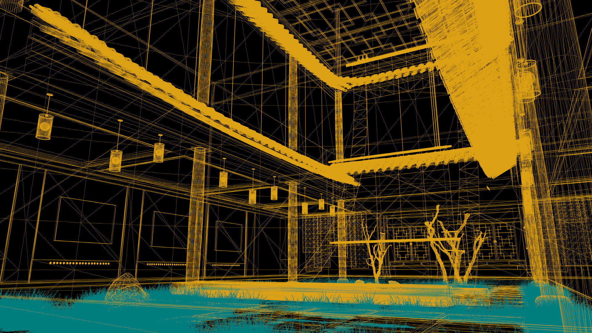 Hanok Korean Heritage Gallery Place 3D model_19