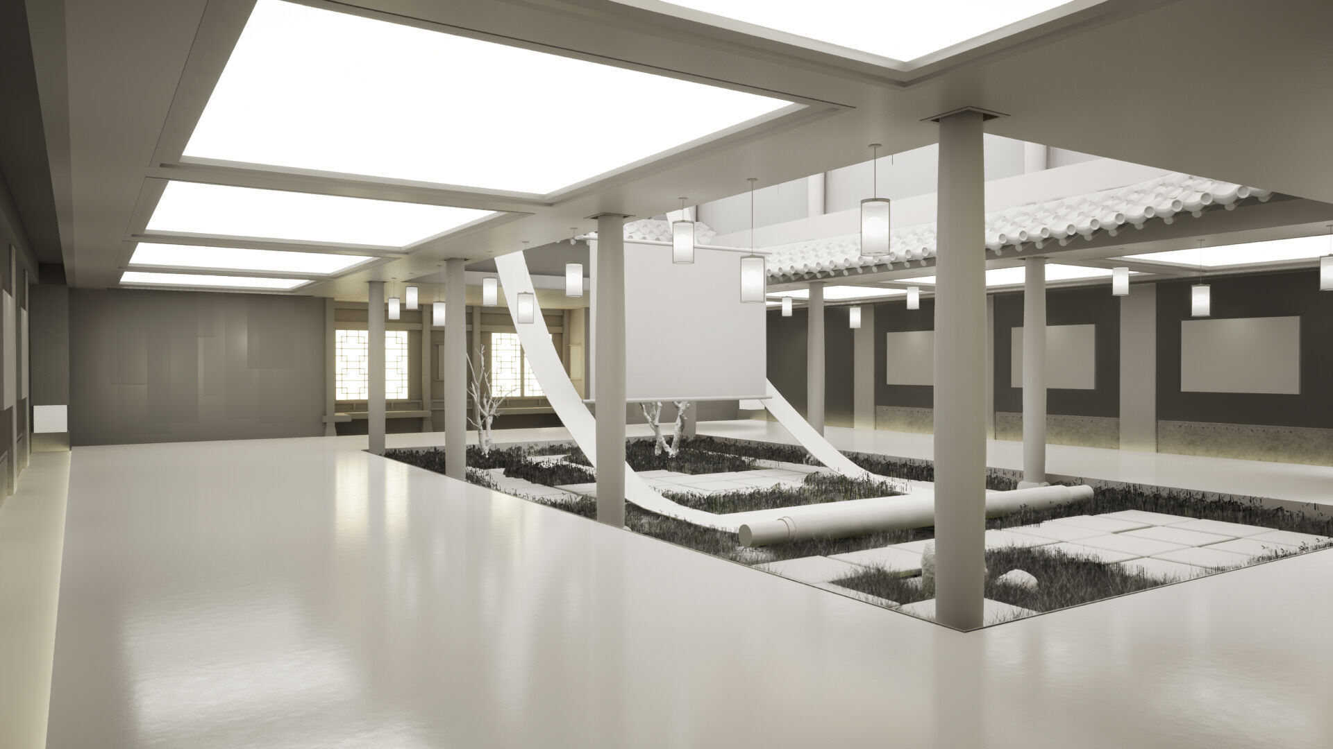 Hanok Korean Heritage Gallery Place 3D model_11