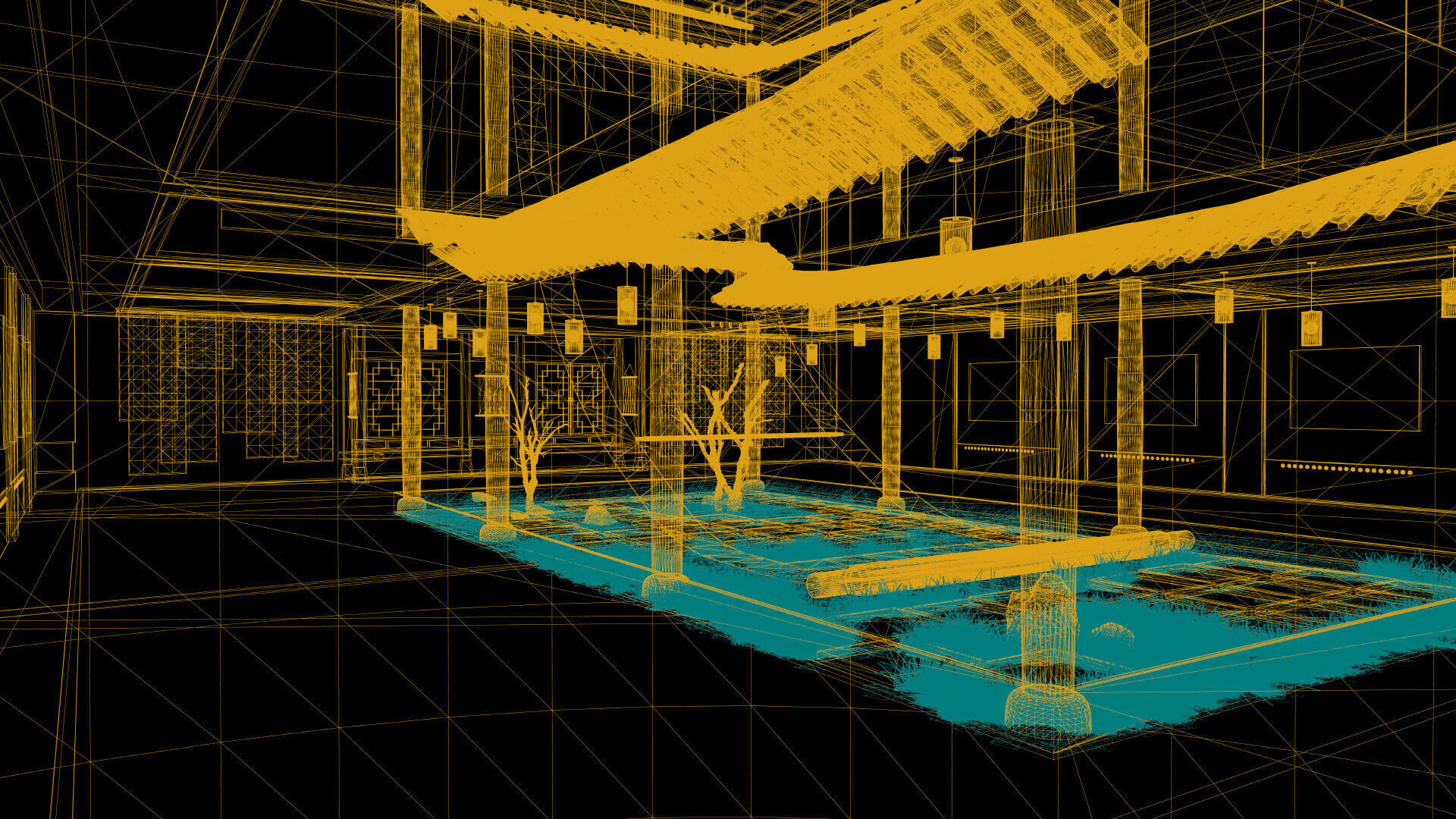 Hanok Korean Heritage Gallery Place 3D model_18