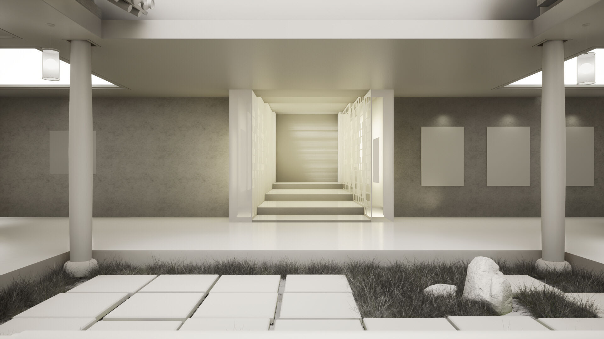 Hanok Korean Heritage Gallery Place 3D model_15