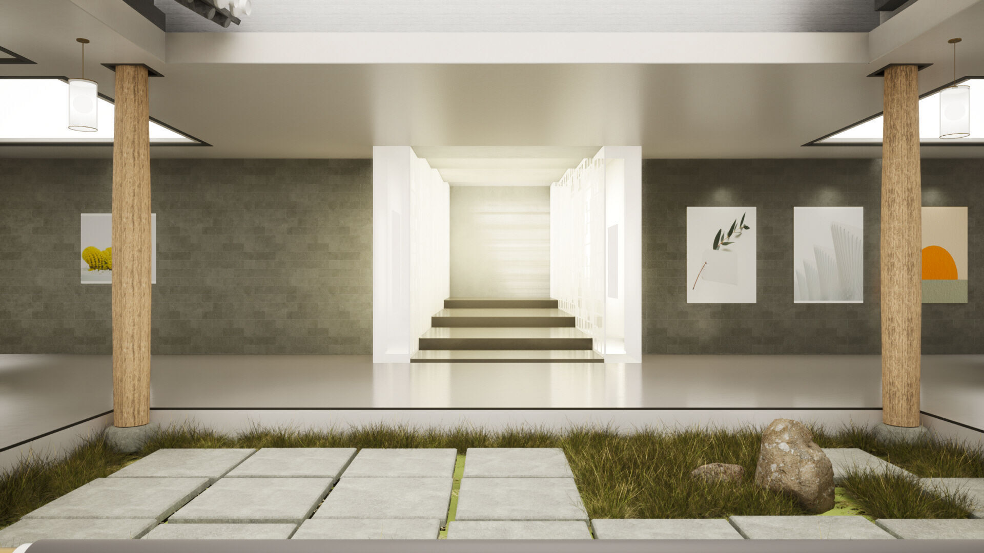 Hanok Korean Heritage Gallery Place 3D model_8