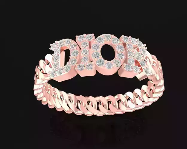A23A Luxury Letter Ring for Women