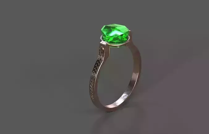 High-Quality 3D Ring Model